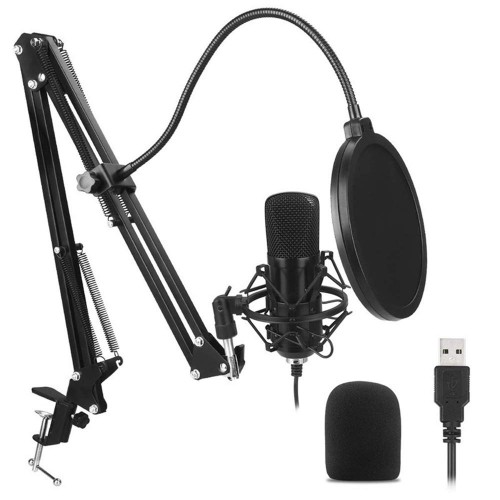 FIFINE Studio Condenser USB Microphone Kit For PC T669 Black UAE